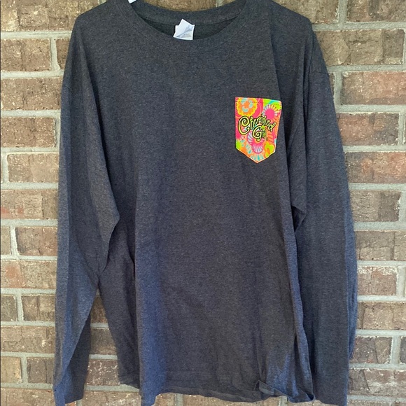 Fruit of the Loom Cherished Girl Religious Gray Long Sleeve with Colorfu… - Picture 1 of 3